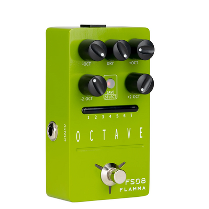 FS08 Guitar Octave Effects Pedal with 7 Presets