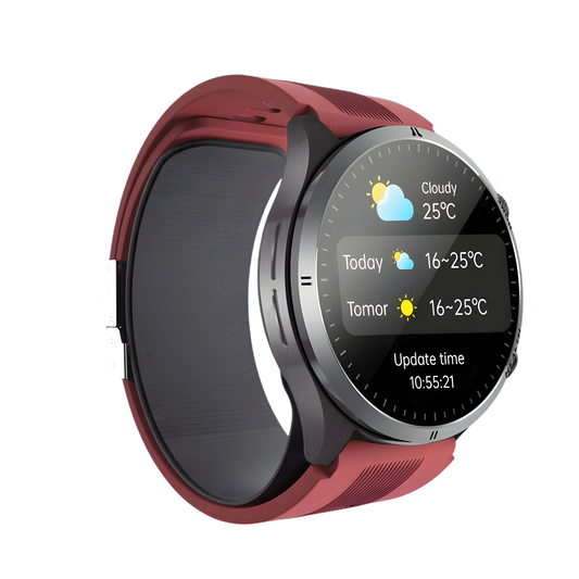 Smart Wellness ECG Watch Red