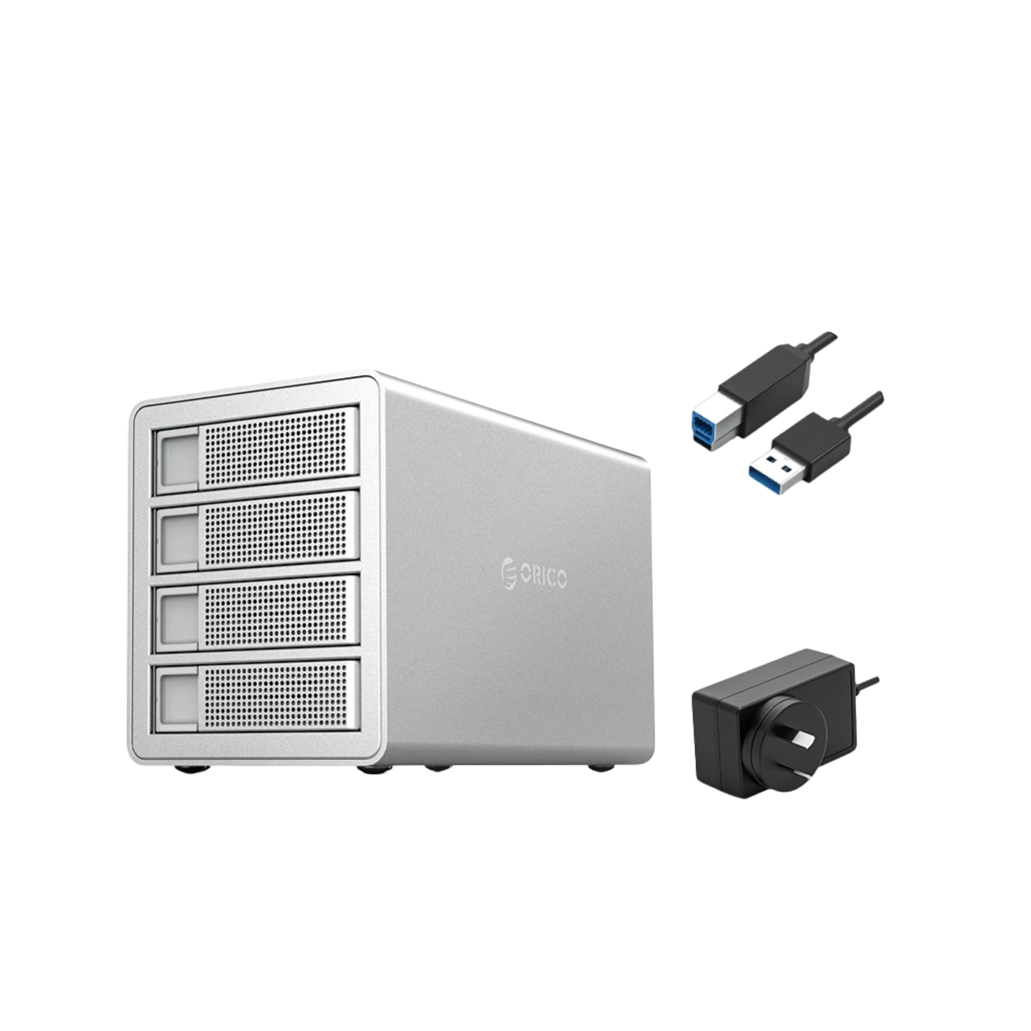 4 Bay 3.5 HDD Docking Station Dual-Chip 150W
