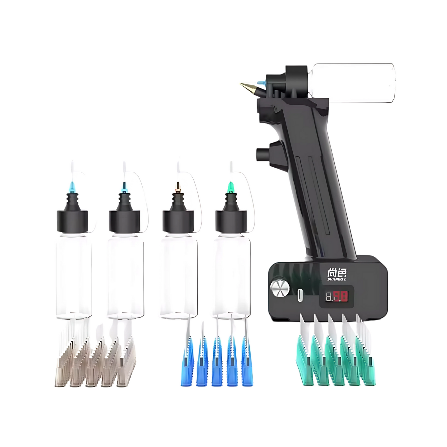 Rechargeable Cordless Airbrush Kit 30PSI for Painting and Crafts