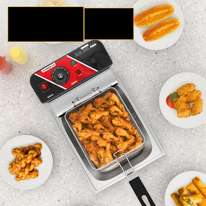 10L Electric Deep Fryer Single Tank Commercial Kitchen Fryer