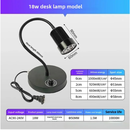 600W UV Curing Lamp 365nm Adjustable Power