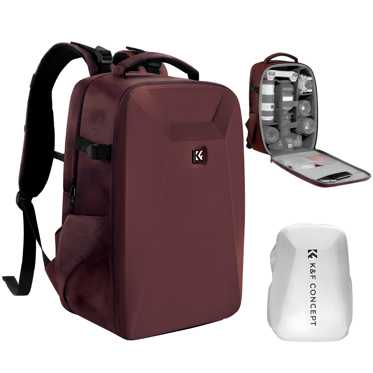 Durable 22L Photography Backpack with Rain Cover