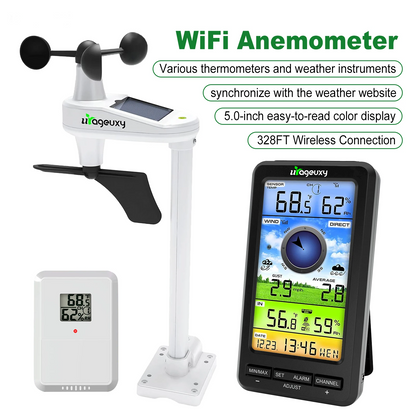 Smart WiFi Weather Station with Wind Speed and Direction