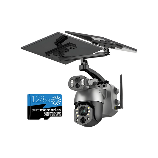 10MP WiFi Camera with 128GB Card for Extended Recording