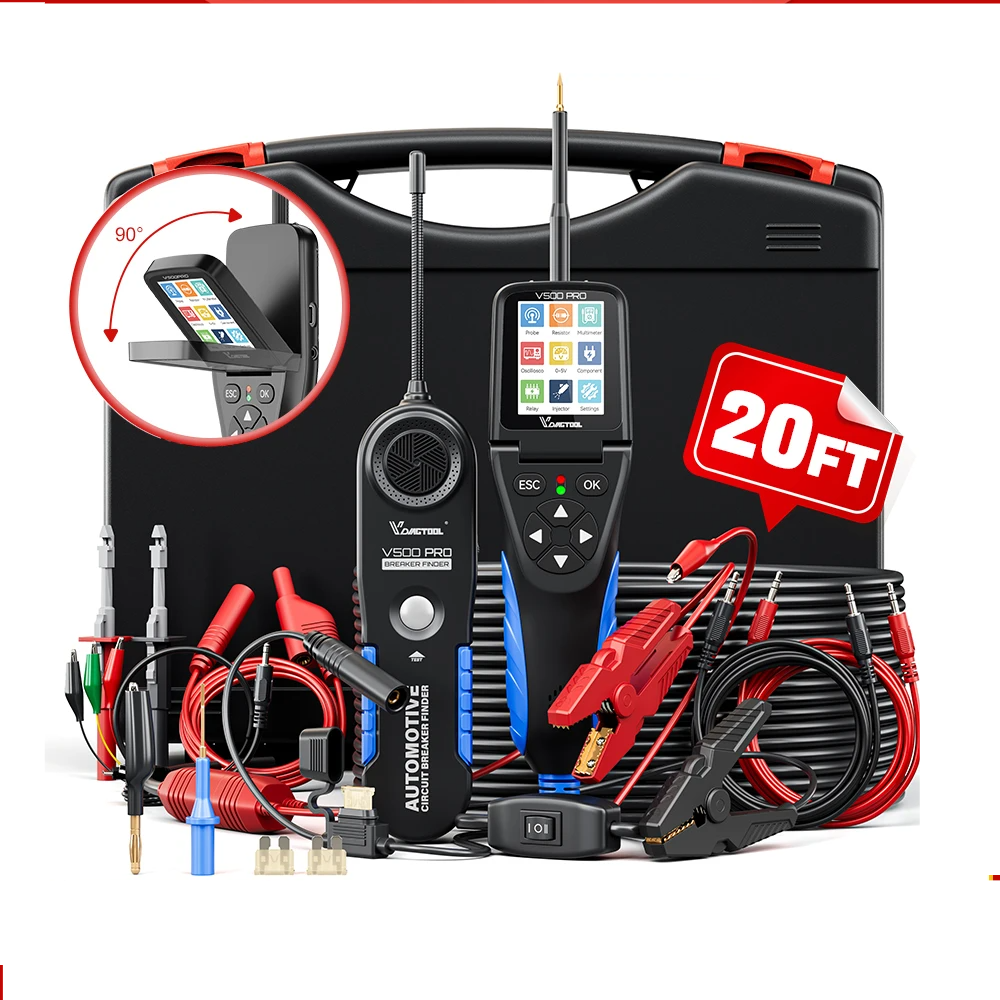 500 PRO Car Power Circuit Probe & Injector Tester