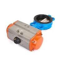 DN80 Pneumatic Butterfly Valve Quick Shut Off