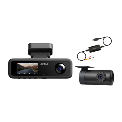 4K 3-Channel Dash Cam with Hardwire Kit GPS