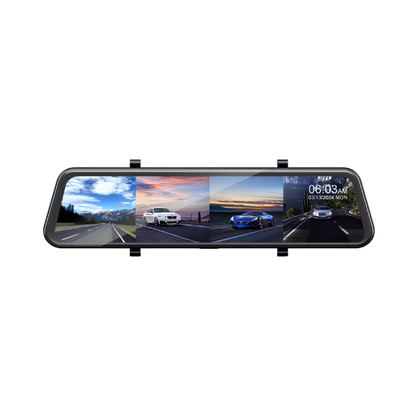 12 Inch 4-Channel Dash Cam 4×1080P GPS WiFi Touchscreen