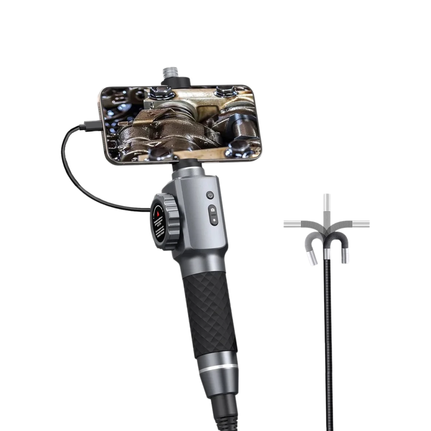 5.5mm Articulating Endoscope Camera 1.2m with Dual View Lens