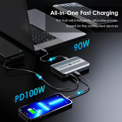 Thunderbolt 4 Dock Dual 4K Display with 90W PD Charging