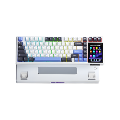 Portable Wireless Mechanical Keyboard Rainy Switch White