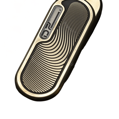 Brass Mechanical Push Slider EDC Fidget Stress Relief Toy