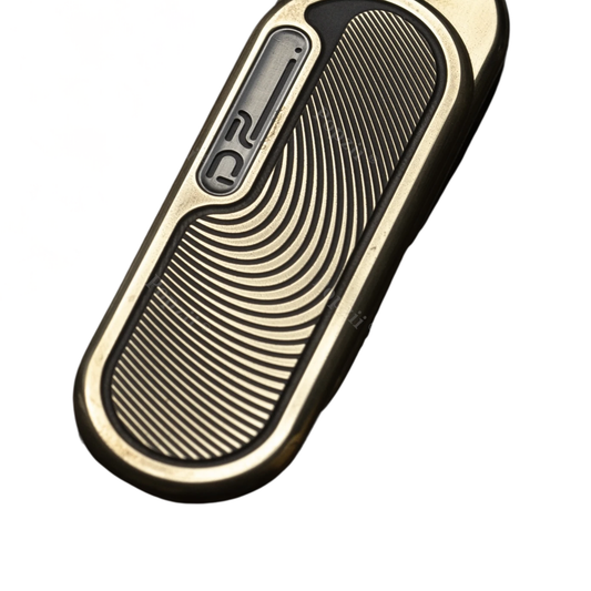 Brass Mechanical Push Slider EDC Fidget Stress Relief Toy