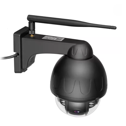 Smart 8MP Outdoor Security Camera with Two Way Audio Black