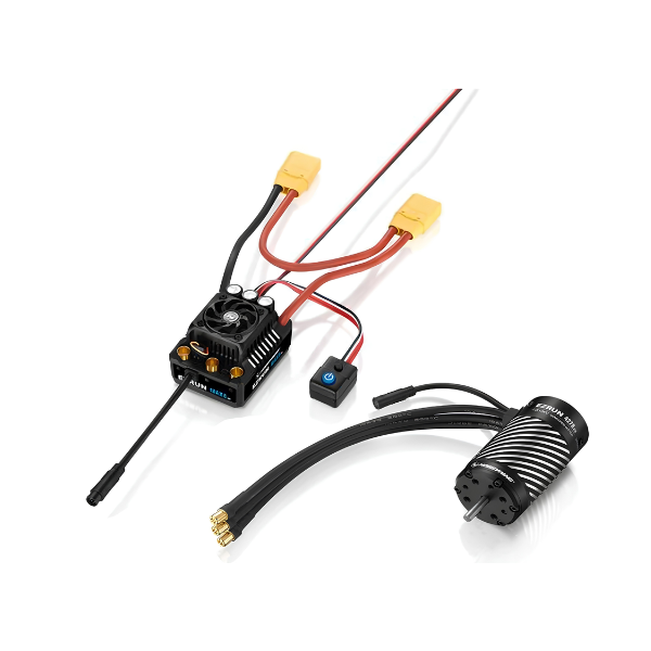 160A 3-6S Brushless ESC with 4278 Motor for RC Cars
