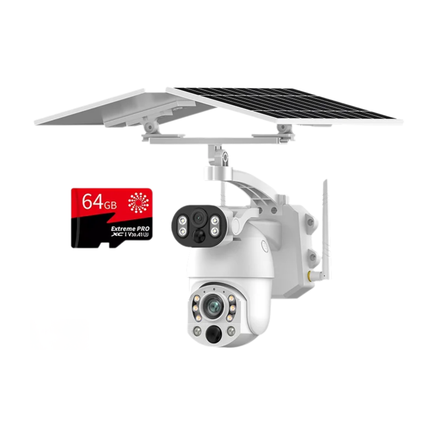 10MP Outdoor PTZ Camera 64GB WiFi 4G