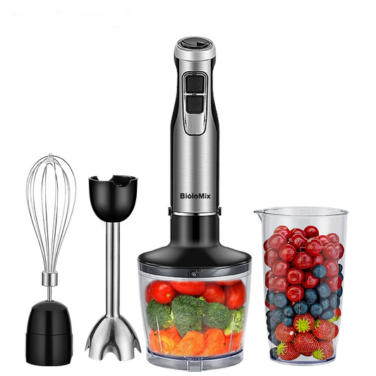 1200W 4-in-1 Immersion Hand Blender with Chopper