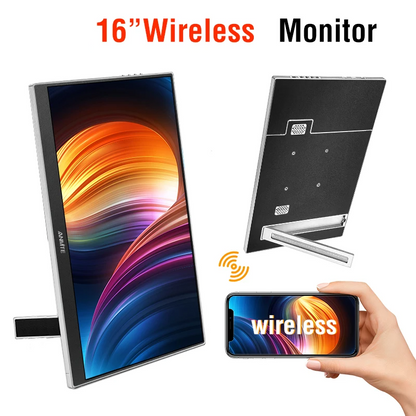 16 Inch Wireless Portable Monitor Auto Rotation Display
