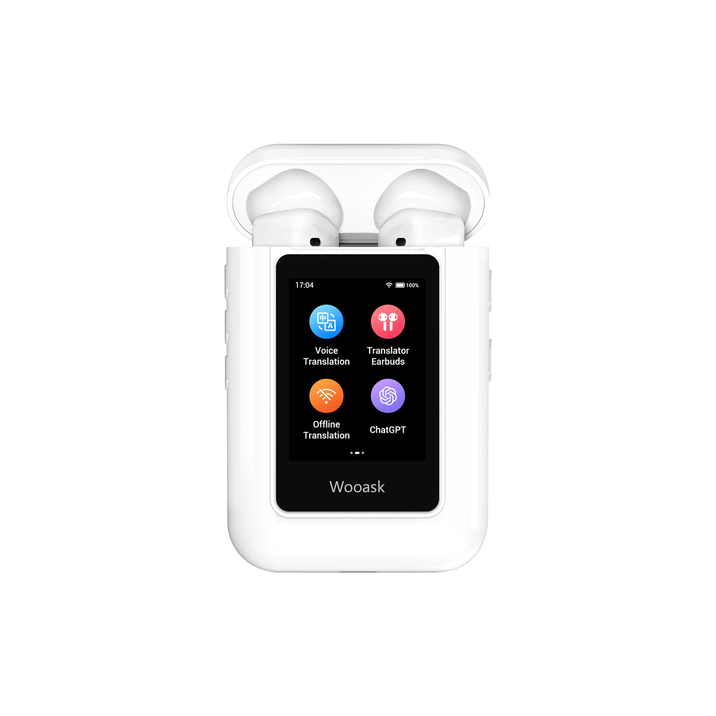 4in1 AI Translator Earbuds with Touch Screen