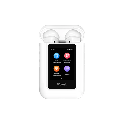 4in1 AI Translator Earbuds with Touch Screen