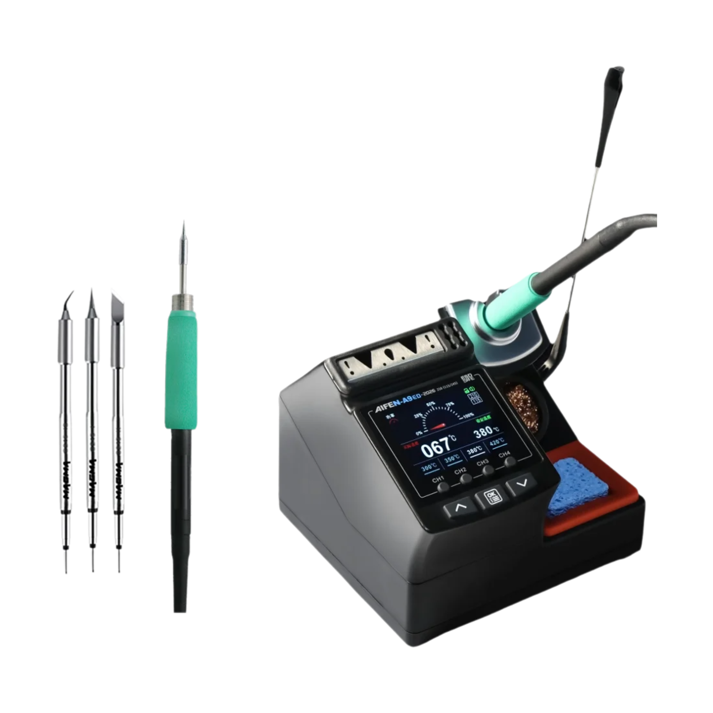 Soldering Station Kit 245 Handle 180W 3 Tips