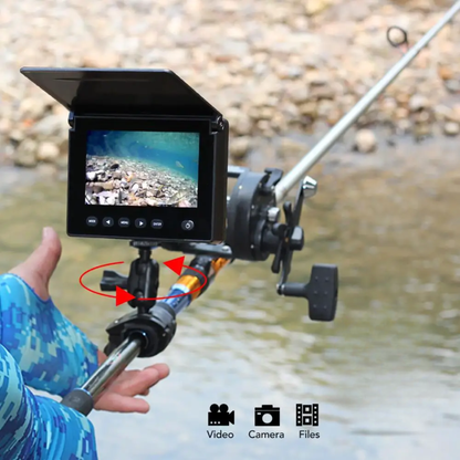 Rechargeable Underwater Inspection Camera 43 Inch Screen 20M Cable