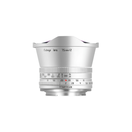 7.5mm F2 Fisheye Lens for Canon RF Silver
