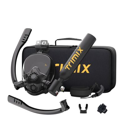 Portable Mini Scuba Tank with Snorkeling Mask