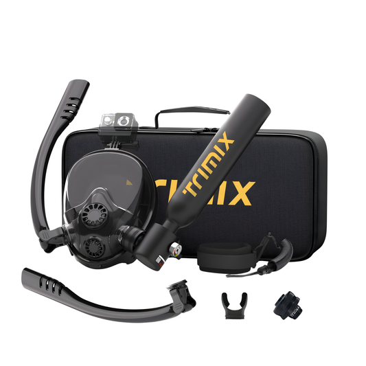 Portable Mini Scuba Tank with Snorkeling Mask