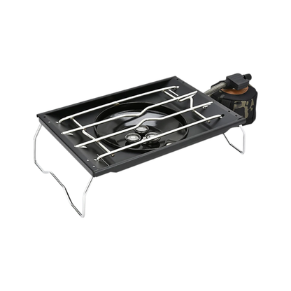 Portable IGT Camping Stove Black Stainless Steel High Firepower
