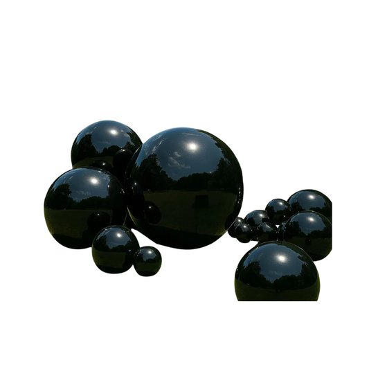 Giant Black 15.7 Shiny Inflatable Disco Ball