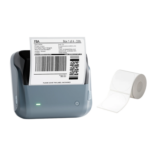 Thermal Label Printer B4 50mm Round Labels 2 Rolls