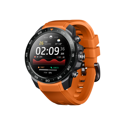 Rugged GPS Smart Watch Ceramic Bezel 10ATM Waterproof