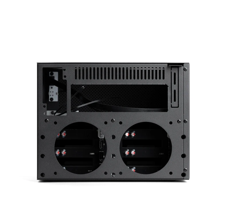 White 6-Slot NAS Chassis ITX DIY Storage Case