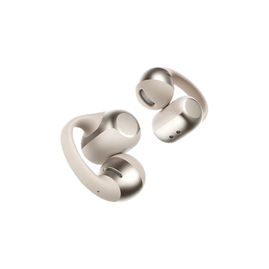 White Bluetooth Ear Clip Headphones Lightweight Hifi