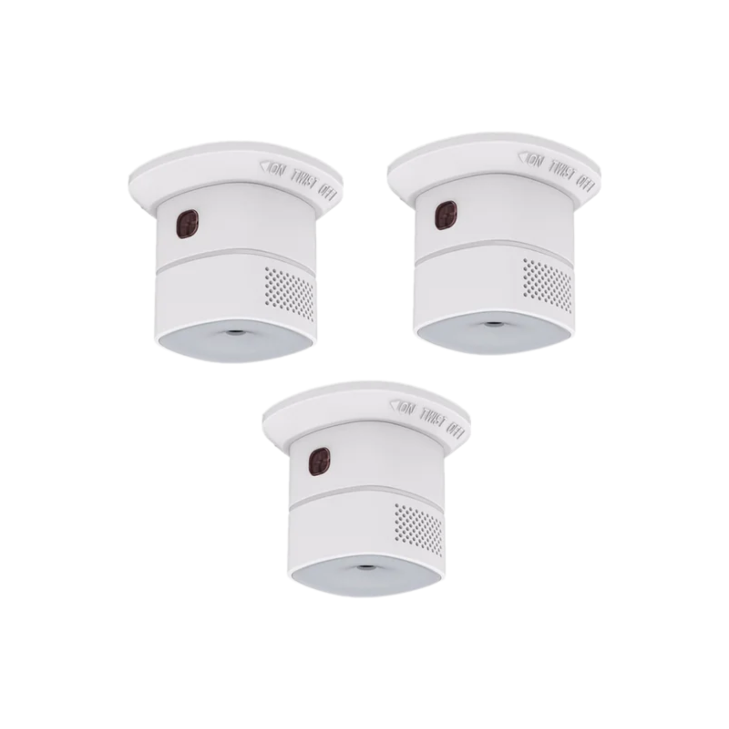 3 Pack Smart Zigbee Carbon Monoxide Detectors with App Control