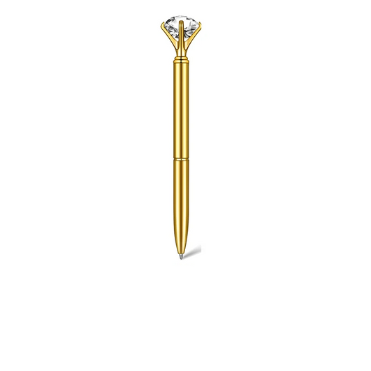 100Pcs Gold Metal Diamond Pens Bridal Shower Gifts