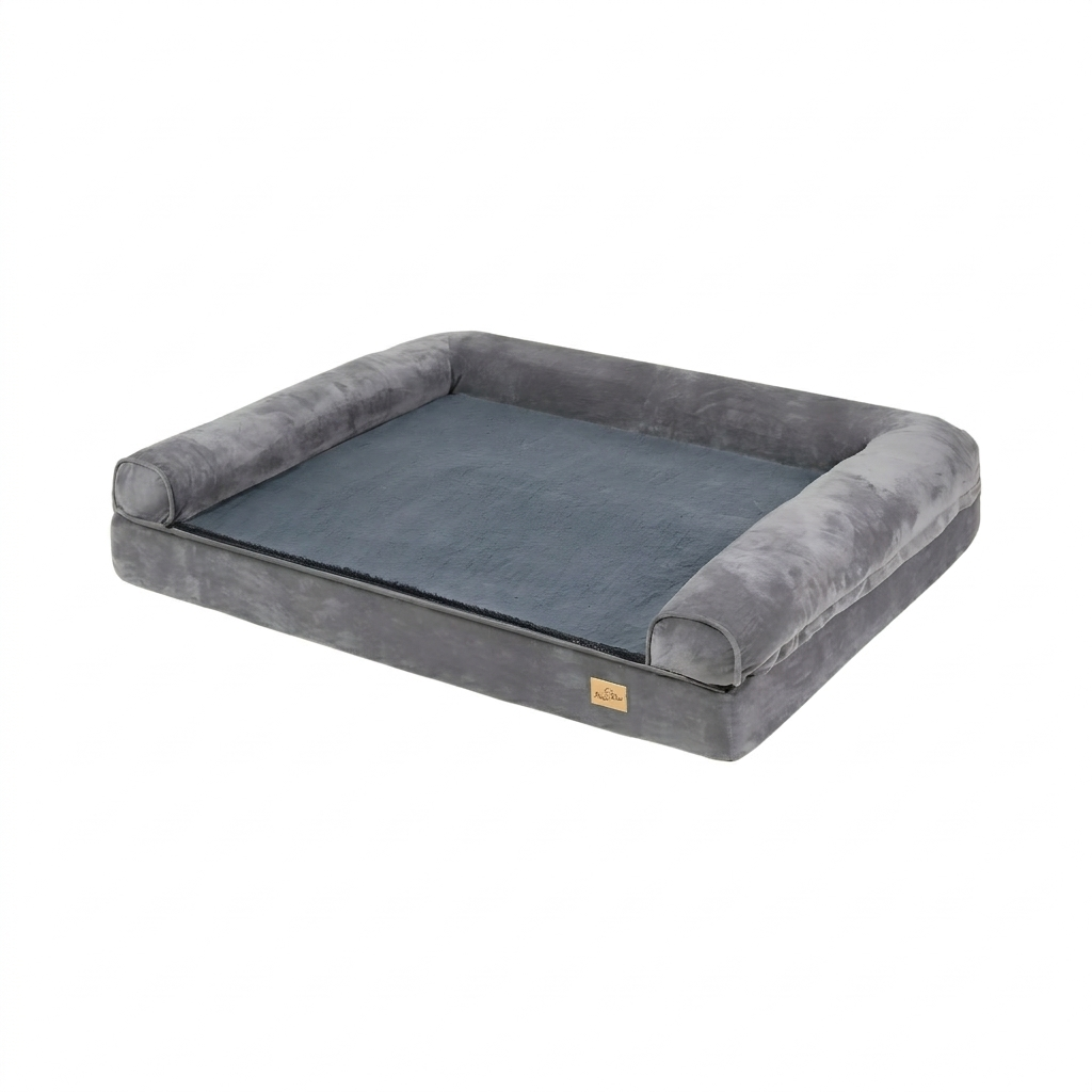 Orthopedic Dog Bed XXL Memory Foam Washable Gray