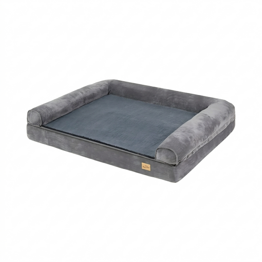 Orthopedic Dog Bed XXL Memory Foam Washable Gray