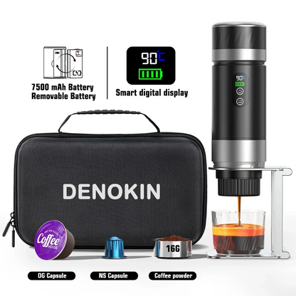 3in1 Portable Espresso Coffee Machine Digital Display