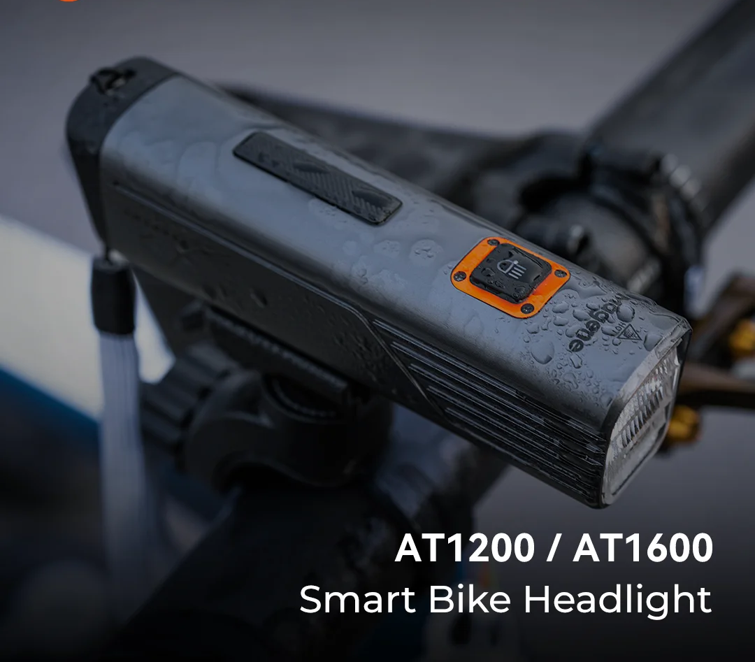 1200 Lumen Smart Bicycle Light with Auto Brightness Control