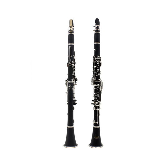 Professional Bb Clarinet 17 Keys Bakelite Woodwind Instrument Black