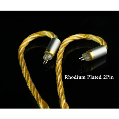 Premium 7N OCC Audio Upgrade Cable 4.4mm Recessed 2Pin