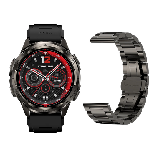 Outdoor GPS Smart Watch with AMOLED Display and Extra Strap