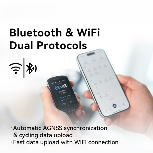 Cycling GPS Computer with Film and Bluetooth Sensor