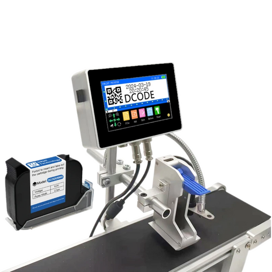 12.7mm Industrial Inkjet Printer with 4.3 Inch Screen and Ink
