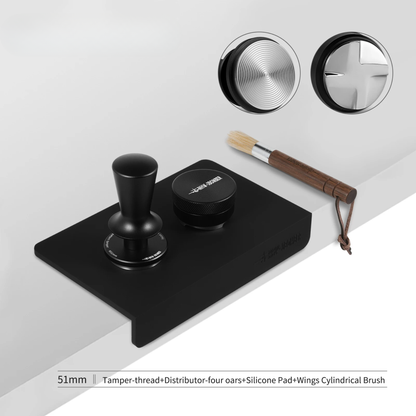 51mm Espresso Tamper Ripple Base Barista Grade Coffee Tool
