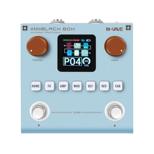 Portable Guitar Bass Effects Processor with Amp Modelling