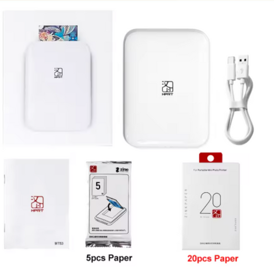 Portable Mini Wireless Pocket Photo Printer 2x3 Inch